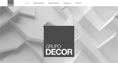 Desktop Screenshot of grupodecor.com